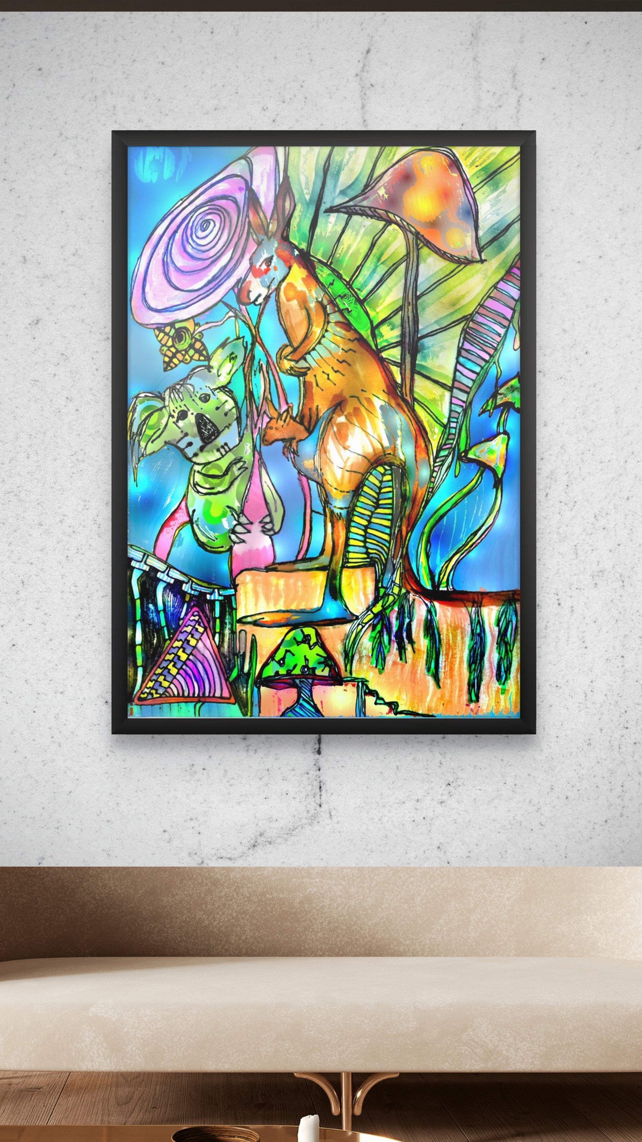 Another World | Fine Art Giclée & Premium Poster | Original Art by HeNåAnne