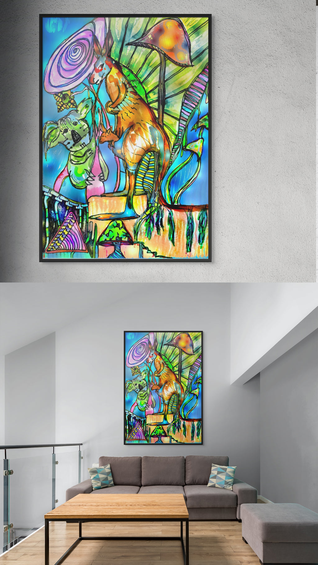 Another World | Fine Art Giclée & Premium Poster | Original Art by HeNåAnne