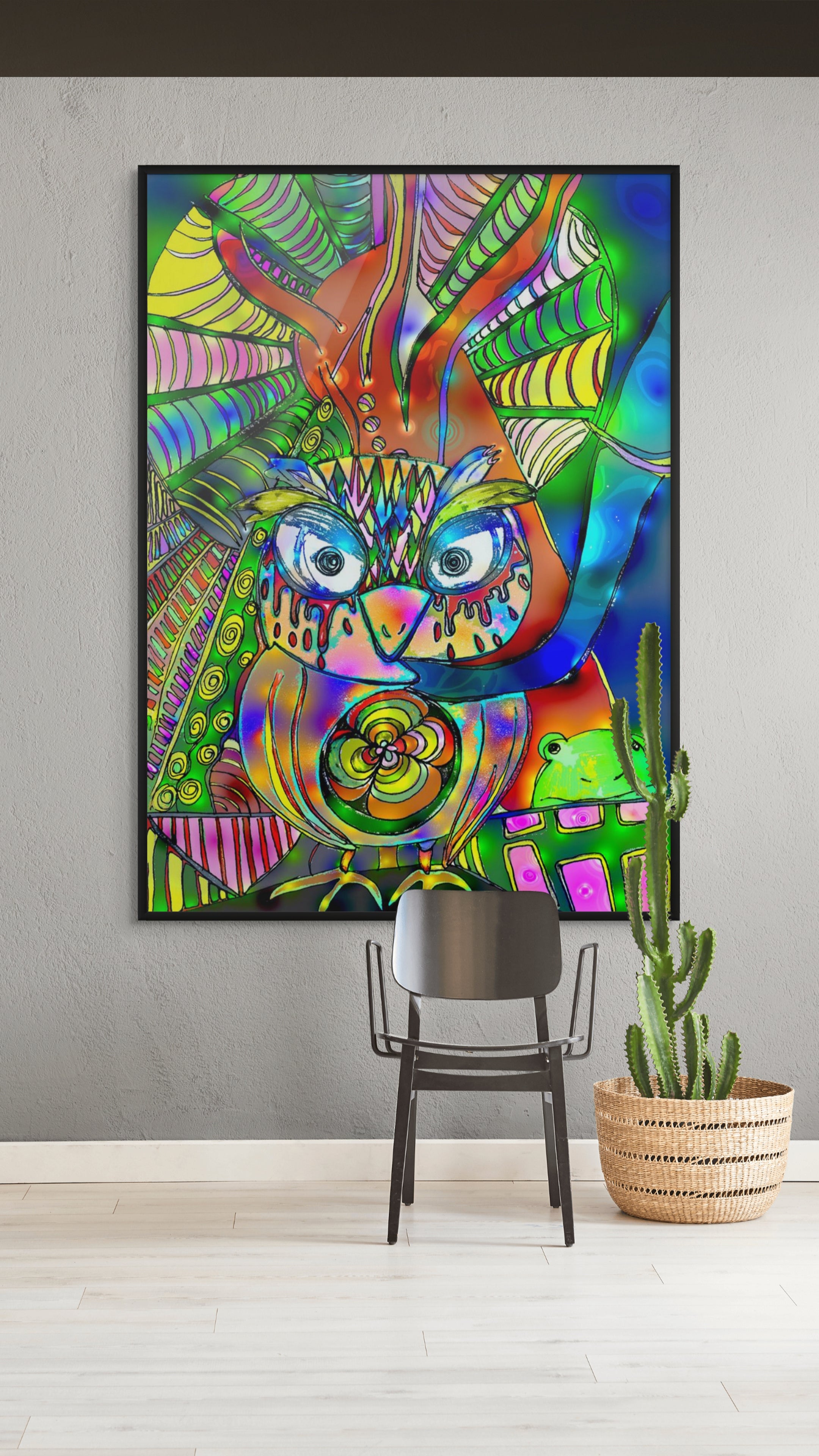 Below | Fine Art Giclée & Premium Poster | Original Art by HeNåAnne