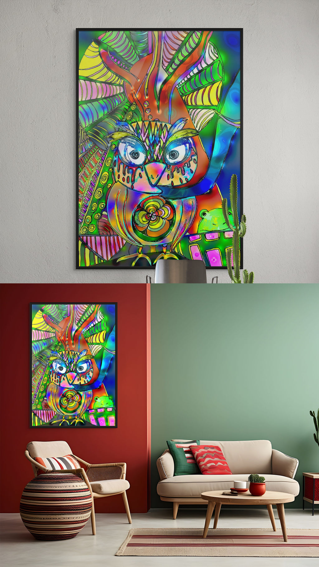 Below | Fine Art Giclée & Premium Poster | Original Art by HeNåAnne
