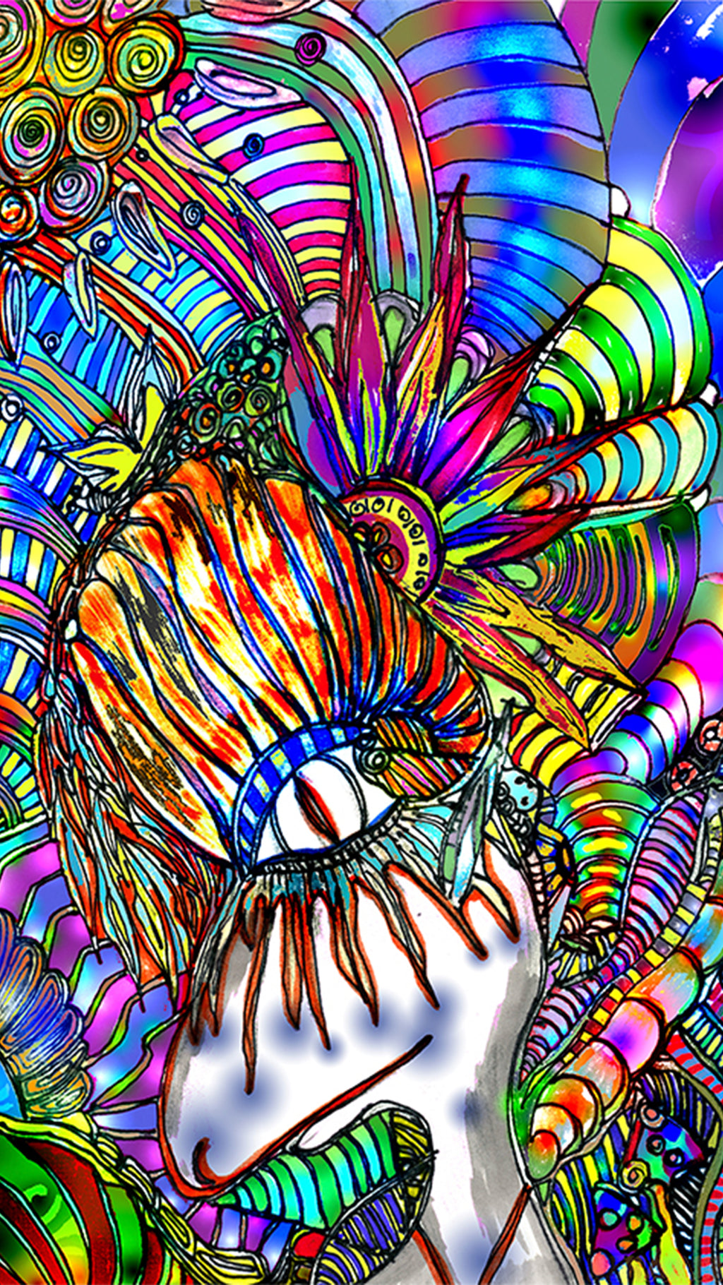 Visit | Fine Art Giclée & Premium Poster | Original Art by HeNåAnne
