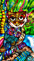 The Owl Knows | Fine Art Giclée & Premium Poster | Original Art by HeNåAnne