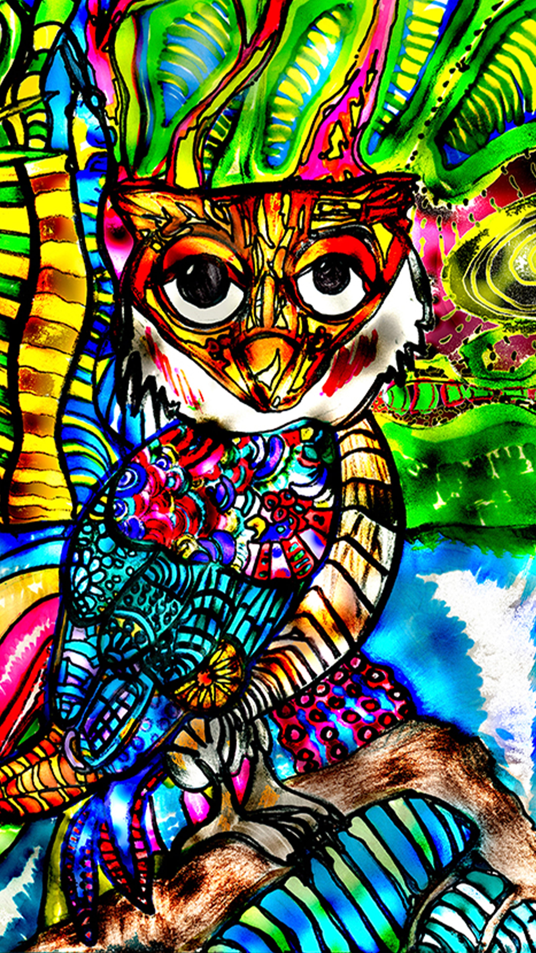 The Owl Knows | Fine Art Giclée & Premium Poster | Original Art by HeNåAnne