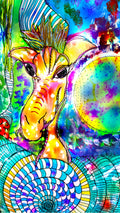 Rainbow Safari | Fine Art Giclée & Premium Poster | Original Art by HeNåAnne