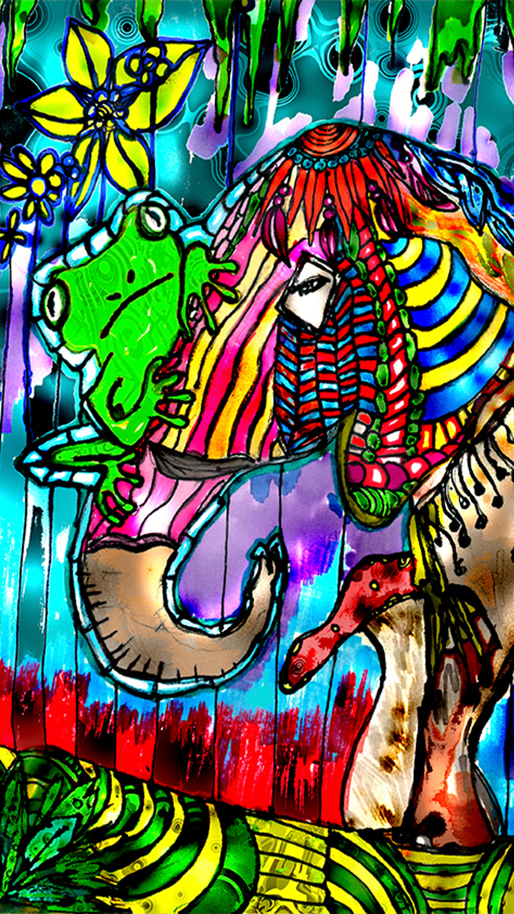 The Messenger | Fine Art Giclée & Premium Poster | Original Art by HeNåAnne