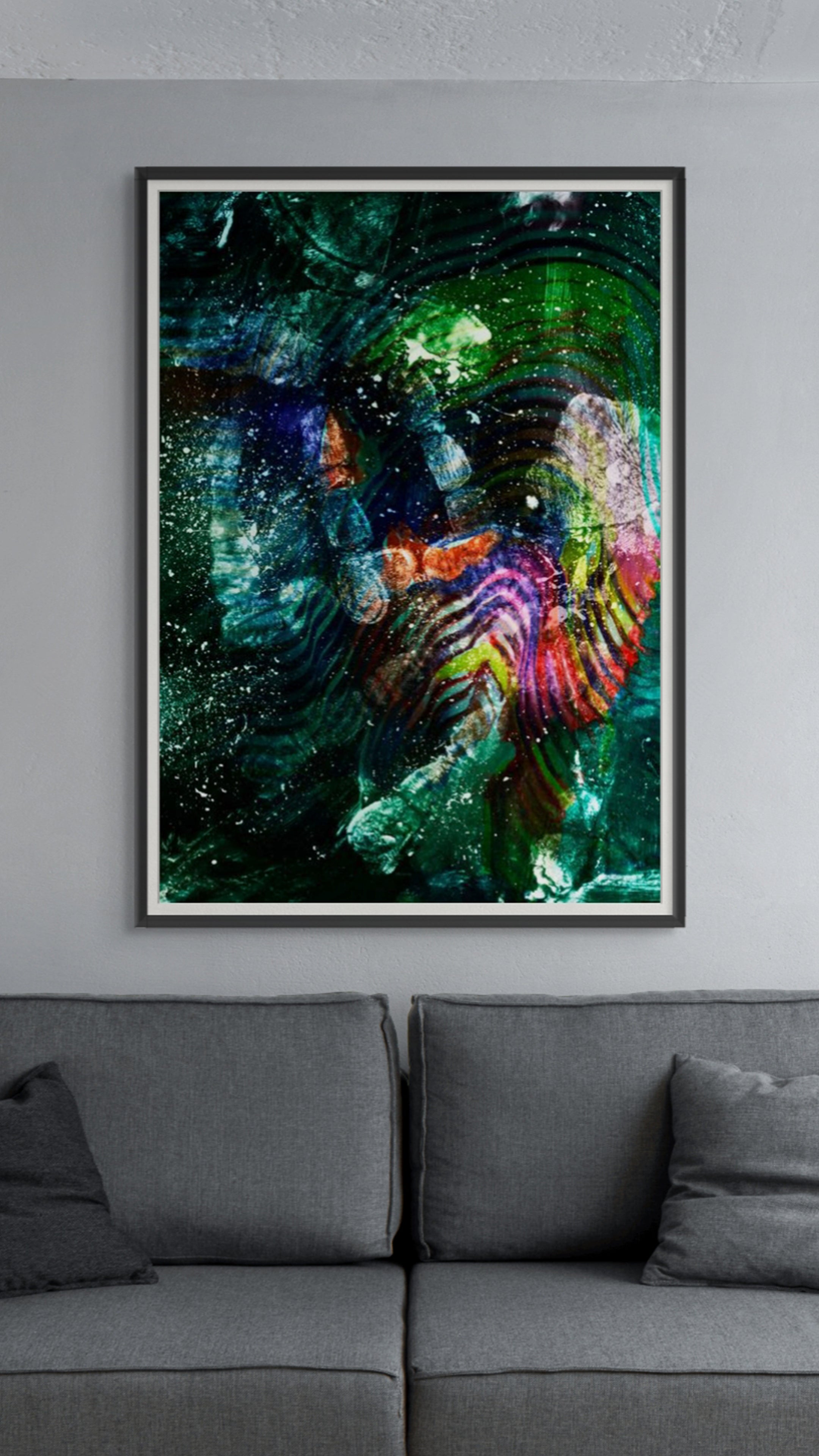 Dark Matter | Fine Art Giclée & Premium Poster | Original Art by HeNåAnne