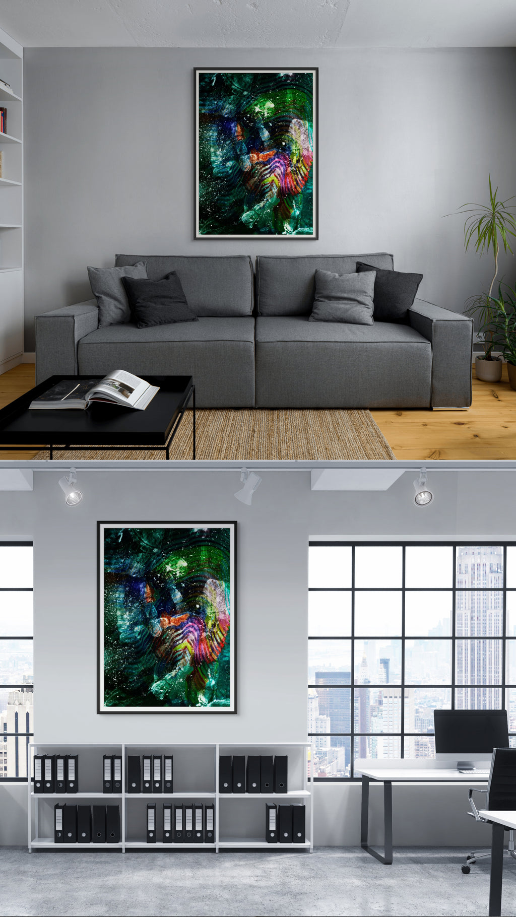 Dark Matter | Fine Art Giclée & Premium Poster | Original Art by HeNåAnne