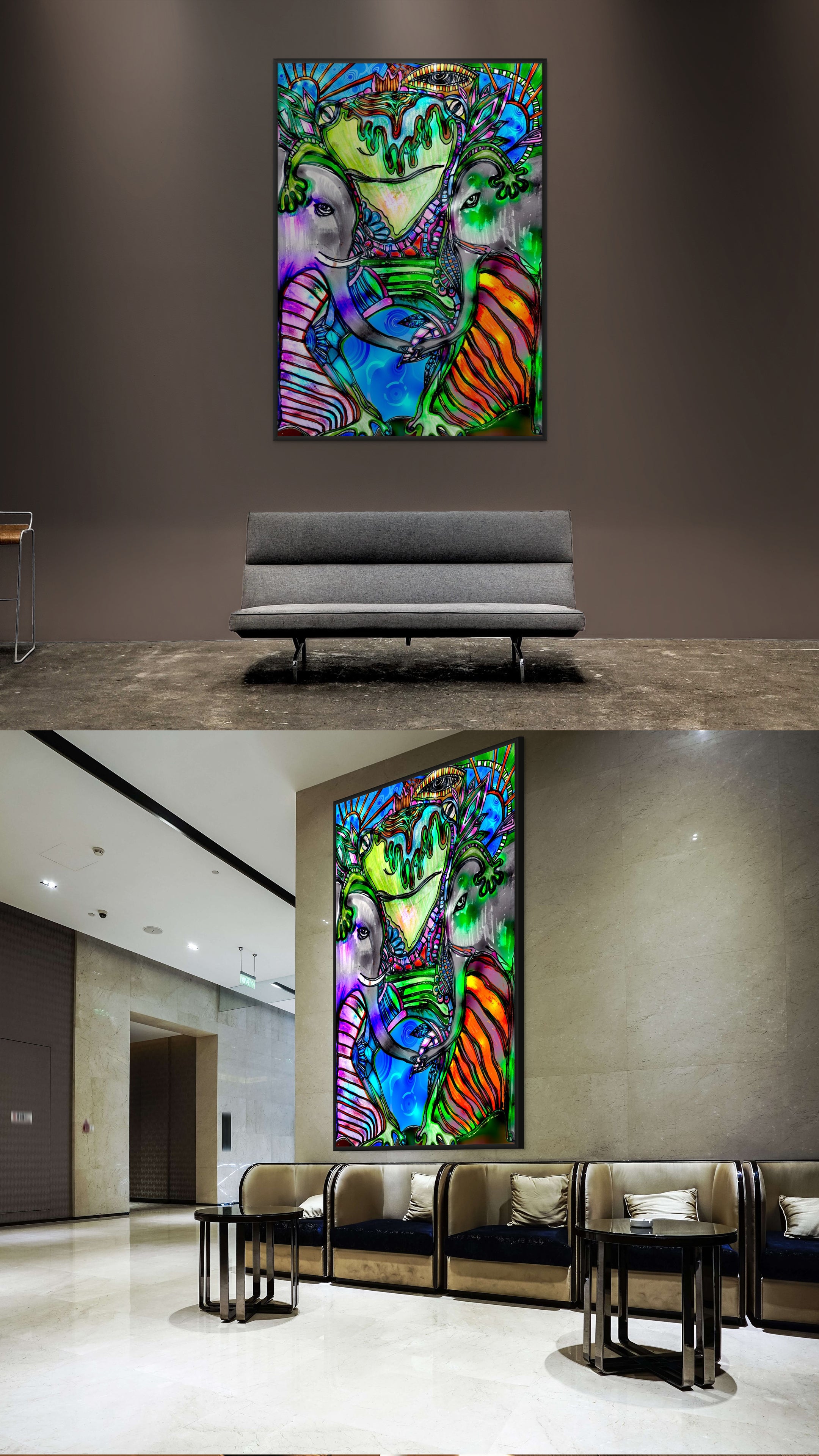 The Hardest Thing to Percive | Fine Art Giclée & Premium Poster | Original Art by HeNåAnne