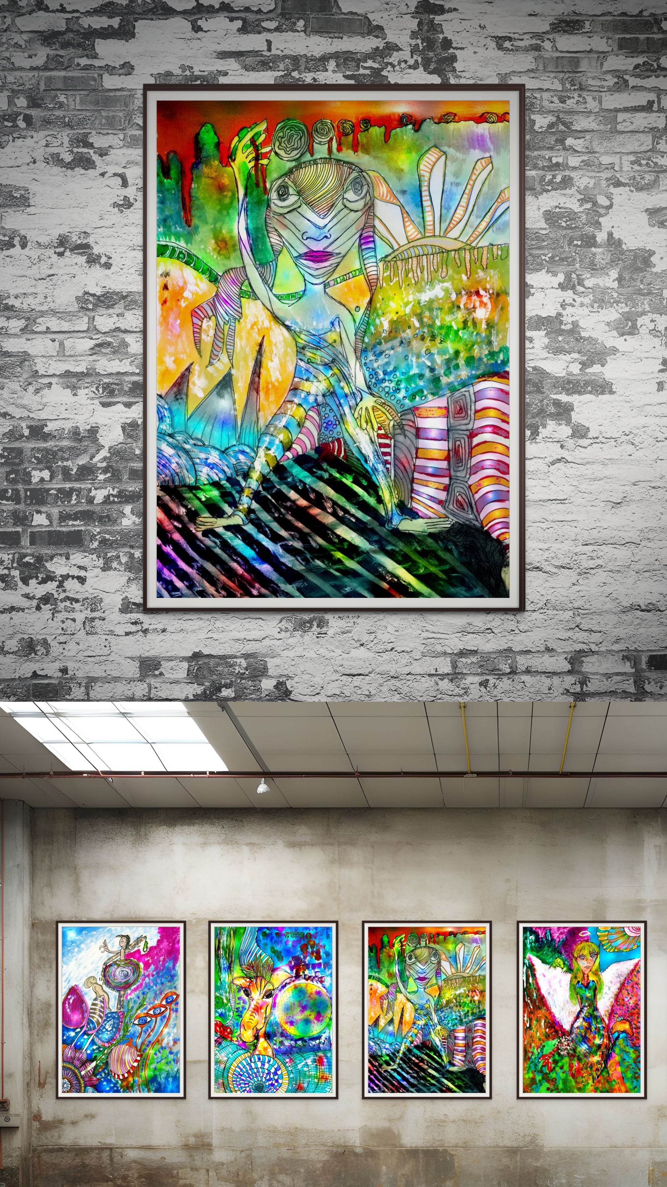 Ancestry | Fine Art Giclée & Premium Poster | Original Art by HeNåAnne