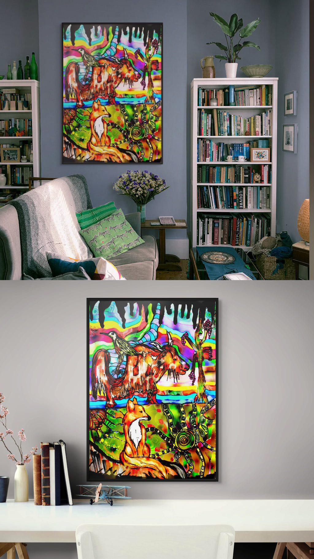 The Trickster | Fine Art Giclée & Premium Poster | Original Art by HeNåAnne