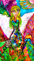 Angel of Color | Fine Art Giclée & Premium Poster | Original Art by HeNåAnne