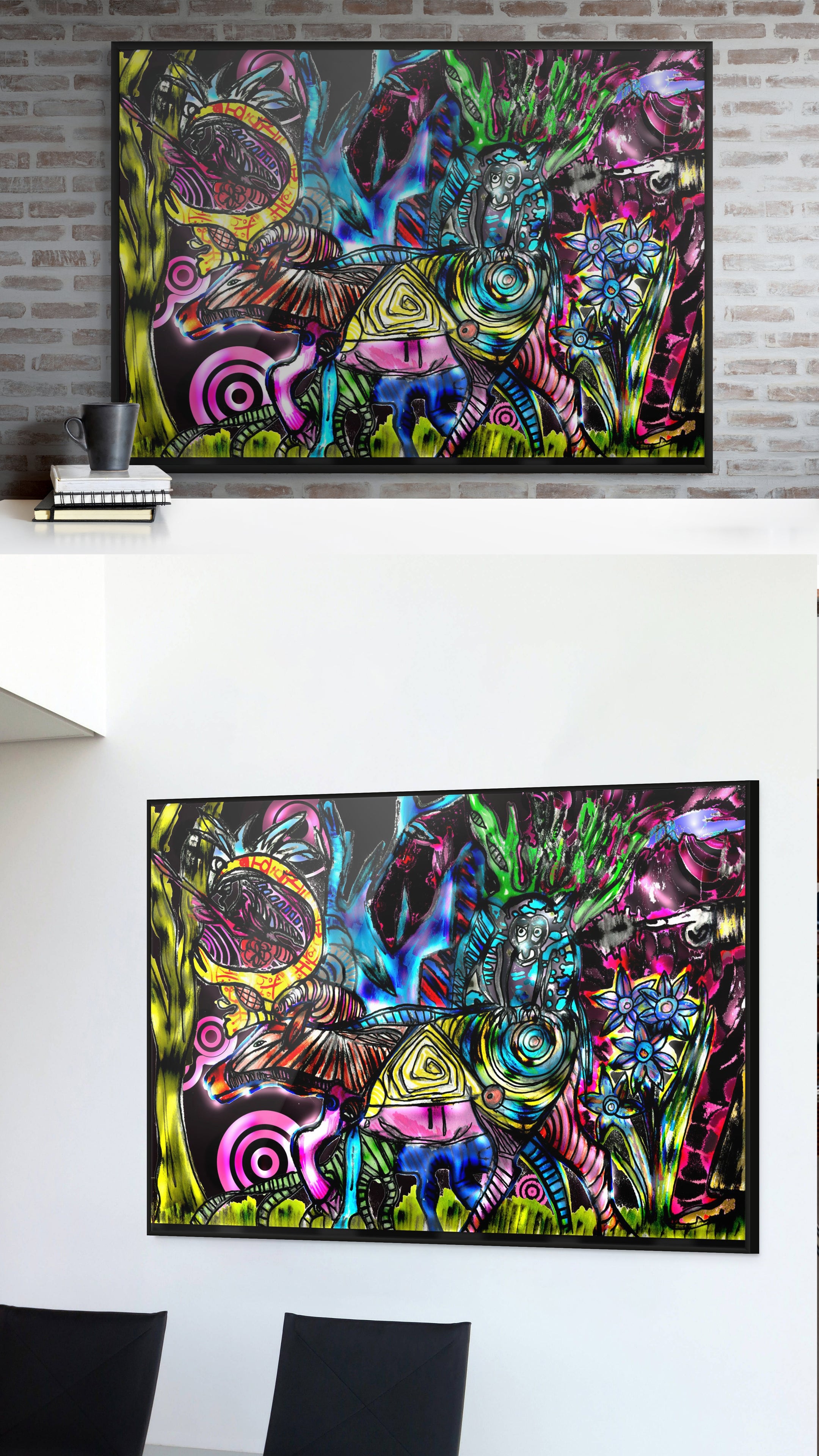 Exodus | Fine Art Giclée & Premium Poster | Original Art by HeNåAnne