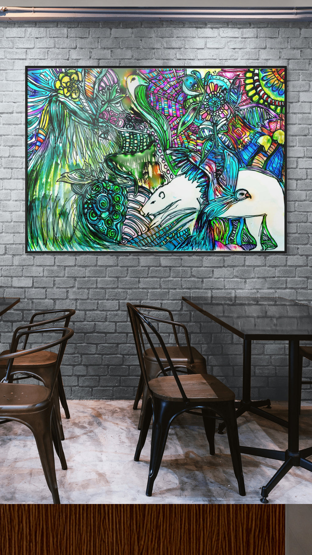 A Lonely Path | Fine Art Giclée & Premium Poster | Original Art by HeNåAnne