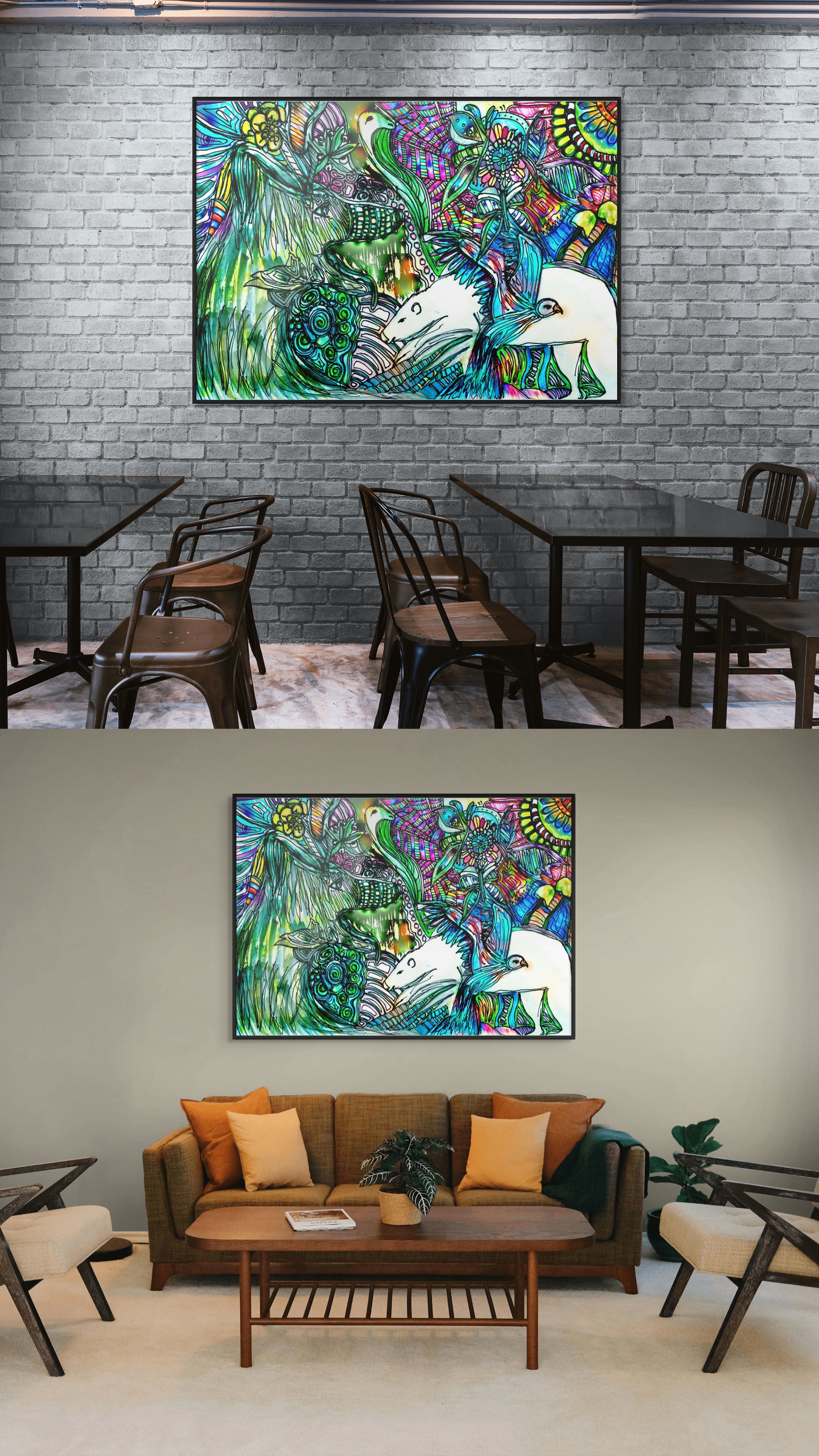 A Lonely Path | Fine Art Giclée & Premium Poster | Original Art by HeNåAnne