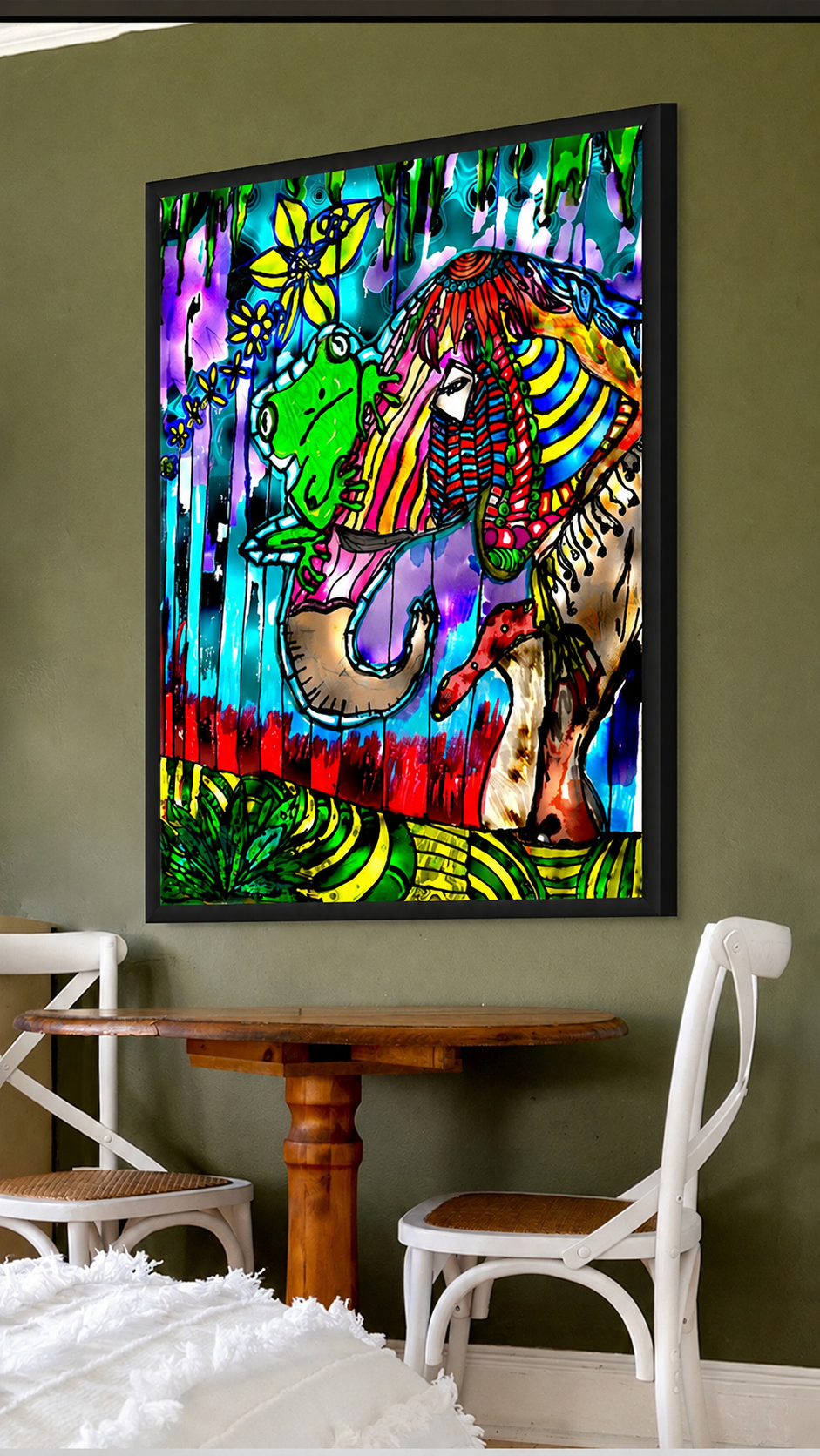 The Messenger | Fine Art Giclée & Premium Poster | Original Art by HeNåAnne