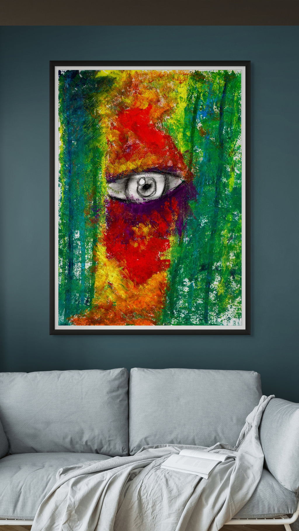 Forest Eye | Fine Art Giclée & Premium Poster | Original Art by Josephine Lundqvist