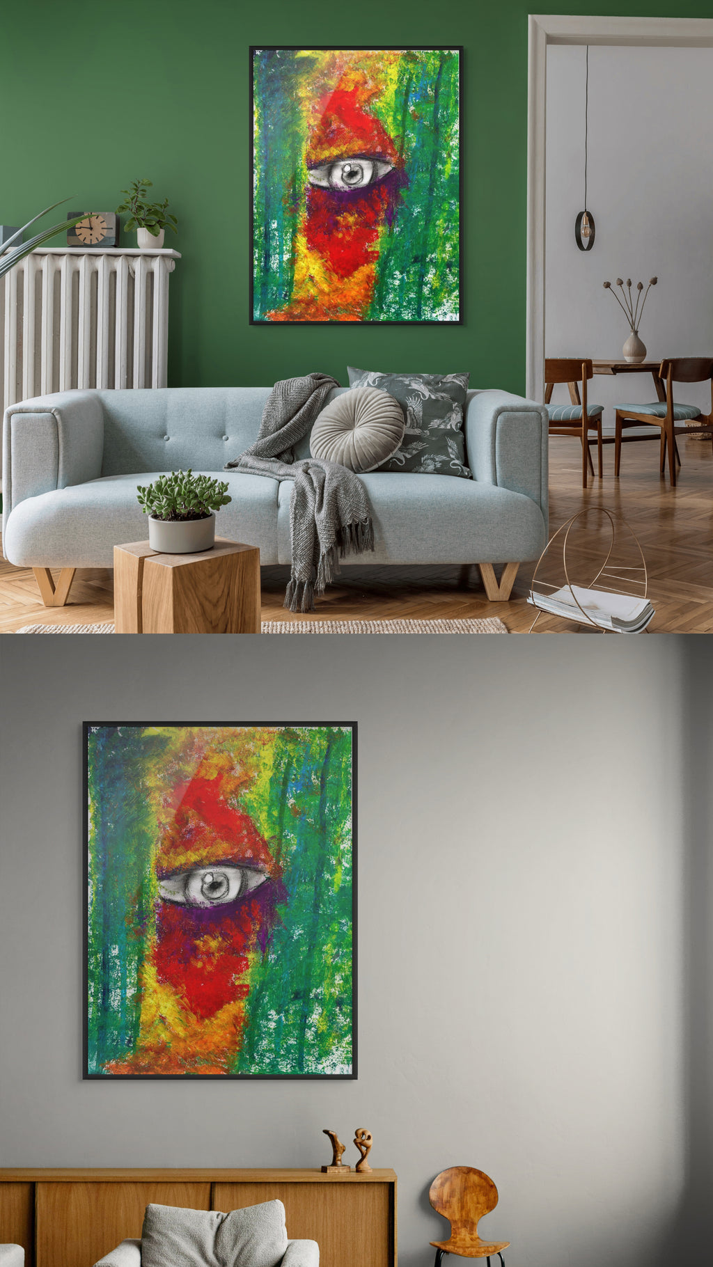 Forest Eye | Fine Art Giclée & Premium Poster | Original Art by Josephine Lundqvist
