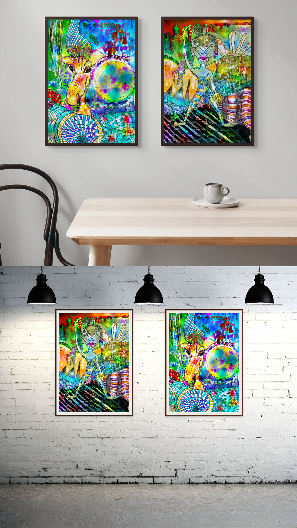 Tree of the Tribes | Fine Art Giclée & Premium Poster | Original Art by HeNåAnne
